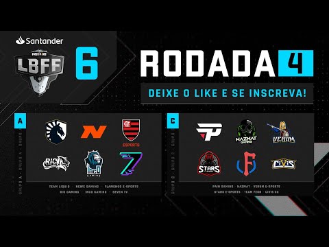 LBFF 6 Série B - Rodada 4 - Grupos A e C | Free Fire
