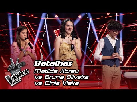 Matilde Abreu vs Bruna Oliveira vs Dinis Vieira | The Battles | The Voice Kids