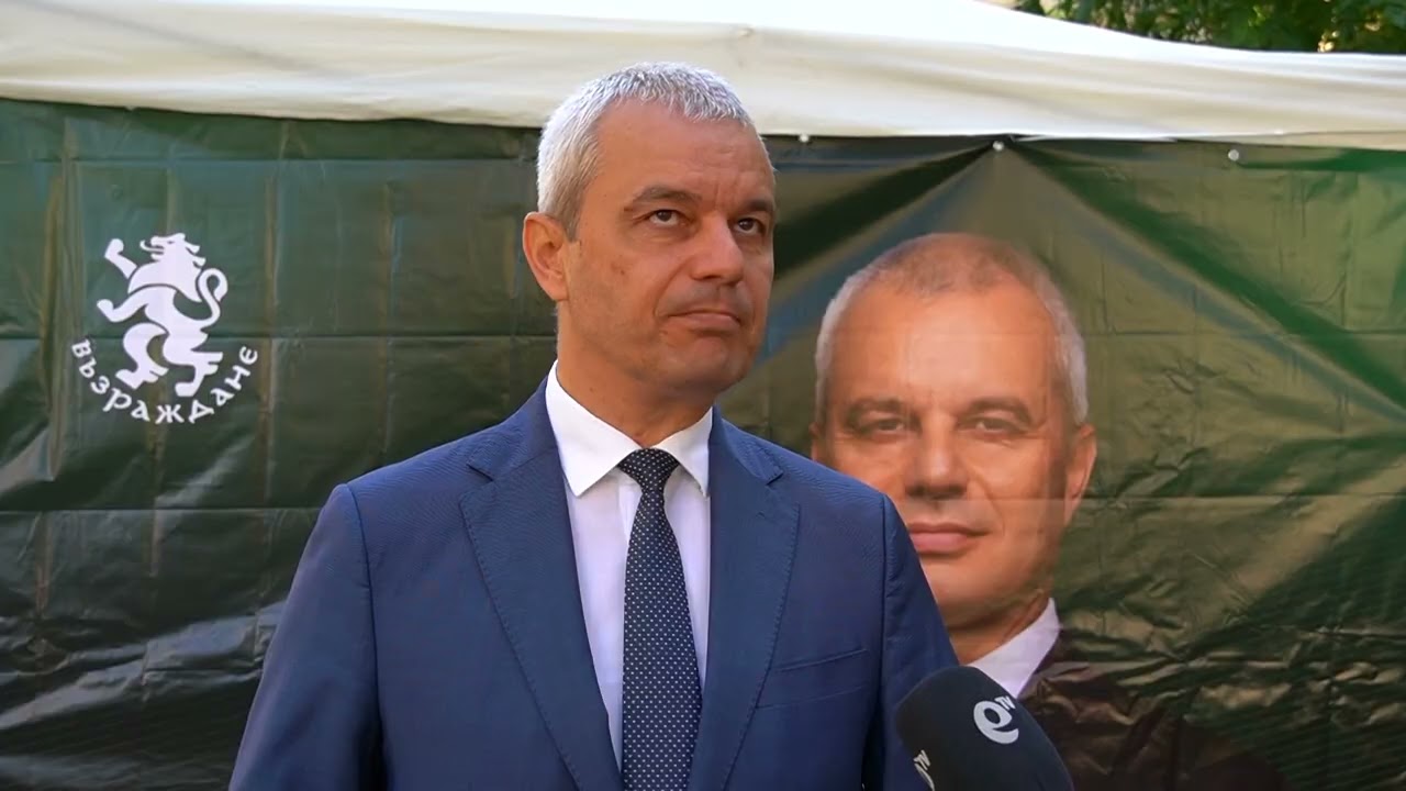 Кандидатът за президент на "Възраждане" Костадин Костадинов посети Кърджали