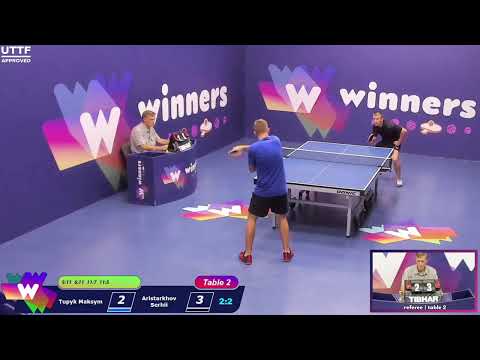 Winners League  31.08.21 Tupyk Maksym - Aristarkhov Serhii  18:30