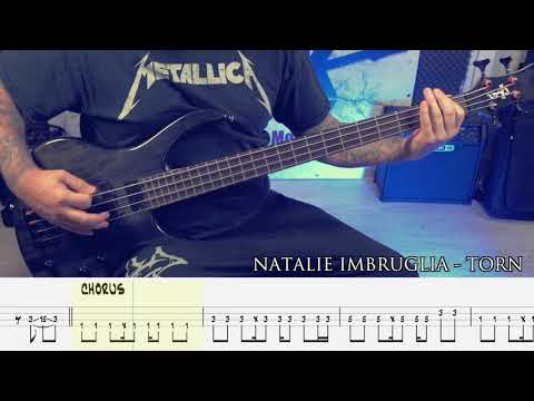 NATALIE IMBRUGLIA  - Torn [BASS COVER + TAB]