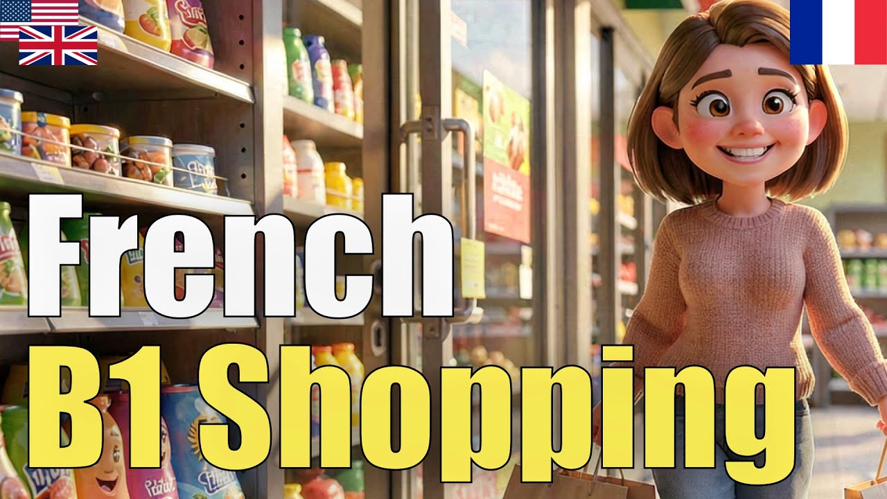 French B1 Shopping | Natural Listening | Must-Know