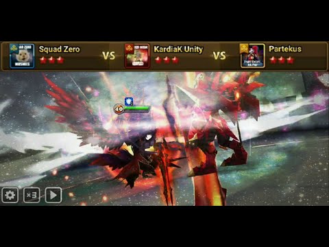 G3 SIEGE (EU S4): Squad Zero vs KardiaK Unity vs Partekus (Summoners War)