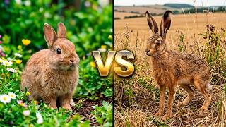 RABBIT vs. HARE: Which One Is Which? 🐇 (Rabbit Hare Differences)