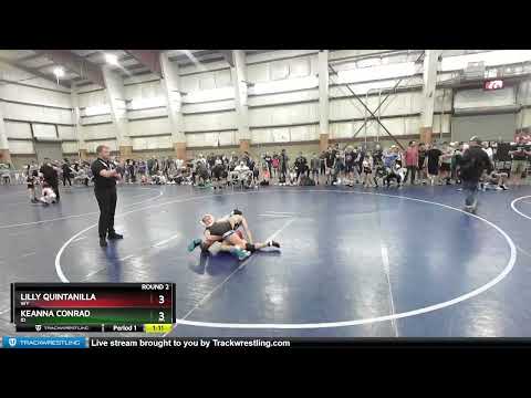 97-101 Lbs Round 2 - Lilly Quintanilla, WY Vs Keanna Conrad, ID 7878