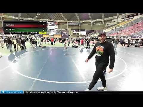 77 Lbs Champ. Round 1 - Onofre Gonzales, Black Fox Wrestling Academy Vs Caleb Kirk, Scorpion Wrest