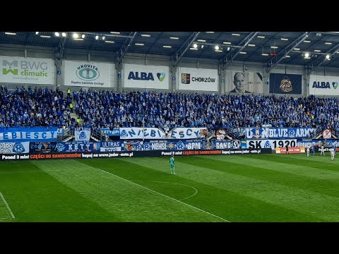 Atmosfera na trybunach podczas meczu Ruch Chorzów - Resovia Rzeszów | 06.05.2023