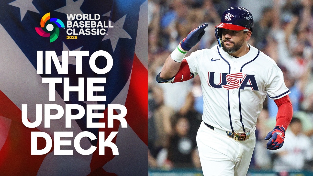 NO DOUBT ABOUT IT! Kyle Schwarber destroys a two-run home run 427 ft. away for the USA lead 🇺🇸