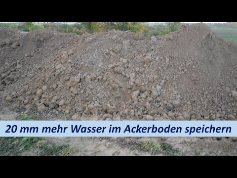 Mehr Wasser im Boden speichern