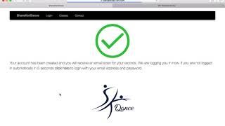 Log in Tutorial DanceStudio-Pro ShaneKeriDance