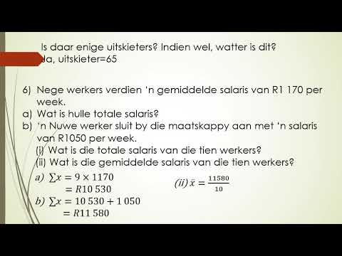 Graad 10 Wiskunde Memo 1 Statistiek