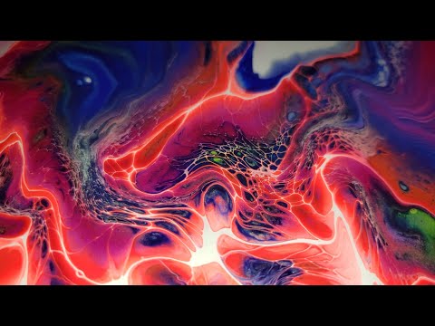 [278] Leuchtendes und elektrisierendes Acryl-Pour #fluidart#Brightbloom#tammyandersonart