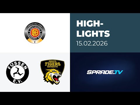 15.02.2026 - Highlights - EV Füssen vs. onesto Tigers Bayreuth