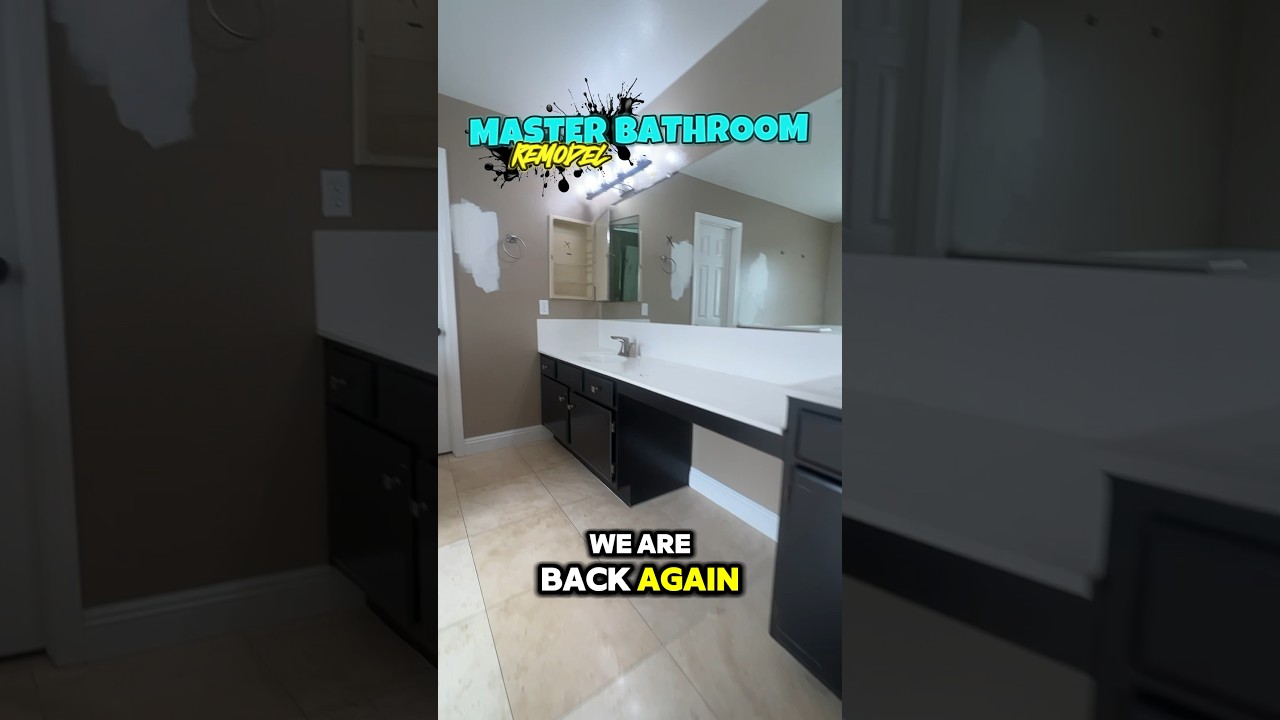 Master bathroom remodel before & After. #homerenovation #bathroom #bathroomrenovation