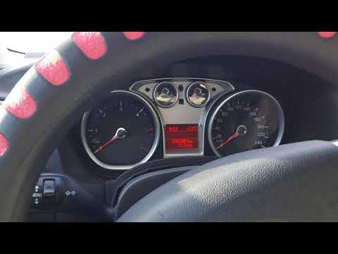 Ford Focus 2008. 1.6 tdci 90hp, cold start at -13°C