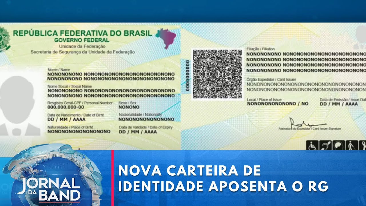 Nova carteira de identidade aposenta o RG | Jornal da Band