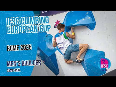 Men's boulder semi-final | Rome 2025