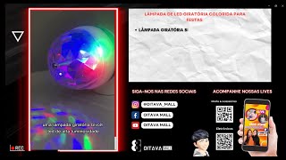 Lâmpada Globo Led Colorida