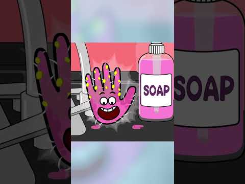 Wash your hands - We are hands song - Magic Soap - Wash us - Kids - Nursery Rhymes - #shorts