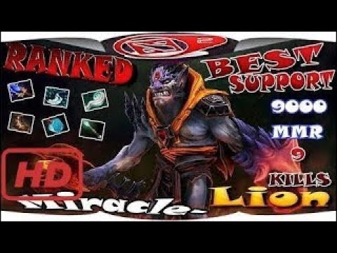 DOTA 2 PRO 2017 | Dota 2 - Miracle- / Lion BEST SUPPORT IN THE WORLD 9 Kills Gameplay - Do
