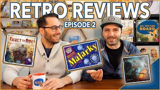Retro Reviews (Ep. 2) | Ticket to Ride, LotR: The Confrontation, & Malarky