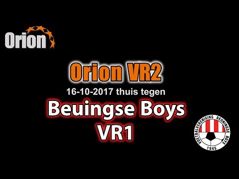 Orion VR2  vs  Beuningse Boys VR1 15-10-2017 (HD)