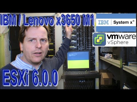 IBM/Lenovo x3650 M1 run ESXi 6.0,,, Amazing!! - 160