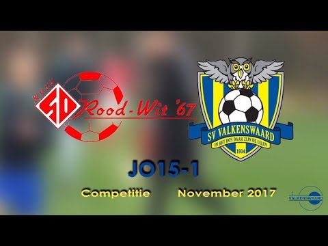 R.K.V.V. Rood Wit'67 JO15-1 SV Valkenswaard November 2017