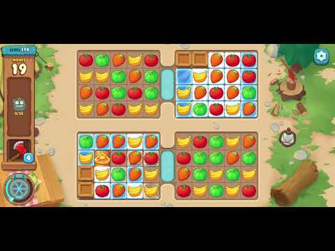 We Bare Bears Match3 Repairs Level 174 - No Boosters