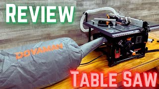Review and assembly of DOVAMAN Table Saw.