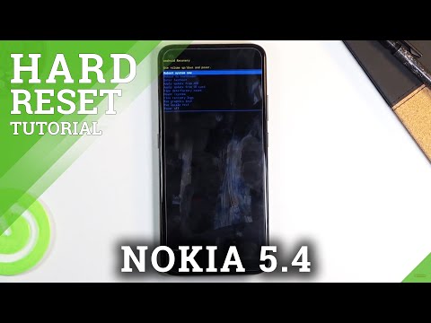 Reinicio completo de Nokia 5.4: restaurar valores predeterminados / borrar datos en modo recupera...