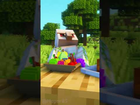 Angel helps Iron Golem get REVENGE in Minecraft #shorts