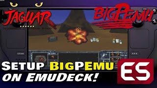 Steam Deck: BigPEmu - Jaguar Emulation inside of Emulation Station 2.2