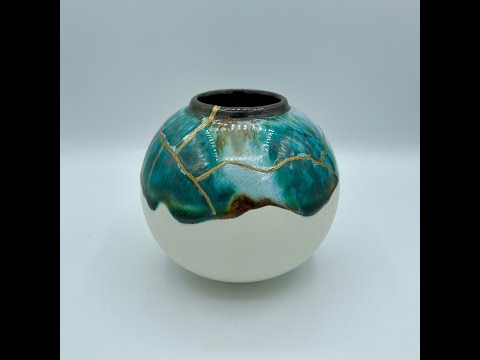 Kintsugi Sea Globe by Richard Prentice