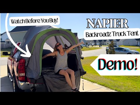 Full Demo & Honest Thoughts On Napier Backroadz Truck Tent After Lots of Use Plus Rain!