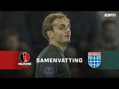 PEC binnen 5️⃣ minuten op achterstand in DOELPUNTRIJK DUEL | Samenvatting Helmond Sport - PEC Zwolle