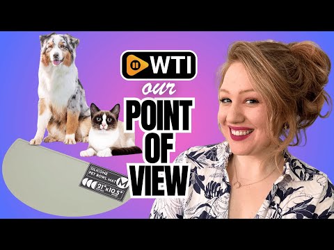 Waterproof Silicone Pet Food Mat - Non-Slip - WTI product video review