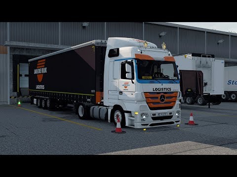 [ETS2] Euro Truck Simulator 2 1.34 - Beyond the Baltic Sea - Mercedes Actros MP3 - Krone Mega Liner