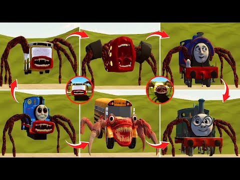 New Forms And Evolution Of Bus Eater: OLD Bus Eater Monster, Thomas The Train, ALL MONSTERS in GMod!
