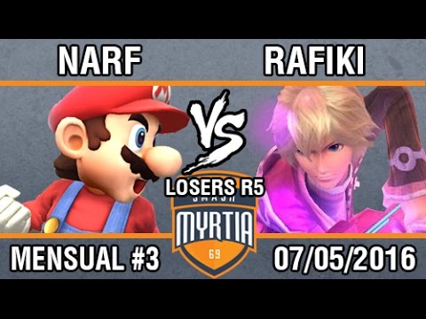 [SmashMyrtia69 #3] Narf (Mario) vs Rafiki (Shulk) Losers R5