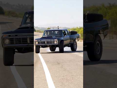 F100 Pre-Runner Throws Down on Streets of LA #automotive #truck #offroad #trucks #drift #drifting