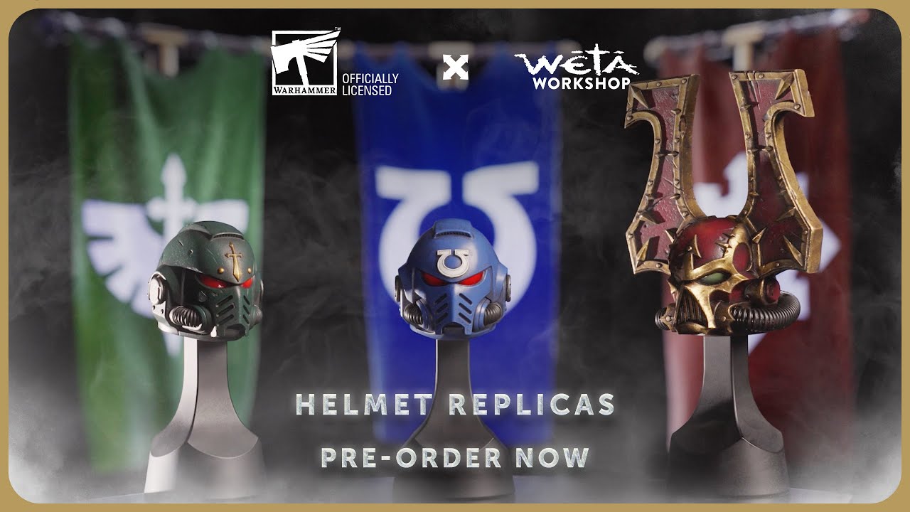 Warhammer 40,000 | Helmet Replicas (Ultramarines, Dark Angels, Khorne Berzerker)