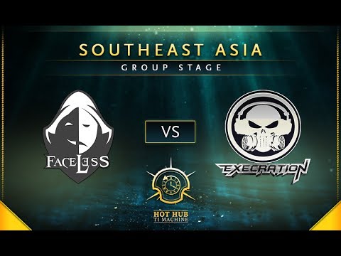 Faceless vs Execration - TI7: SEA Regional Qualifiers Group Stage - @Xyclopzz