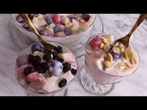 POSTRE NAVIDEÑO FÁCIL Y RÁPIDO / ENSALADA DE FRUTAS NAVIDEÑA / Cocina Con Nelu