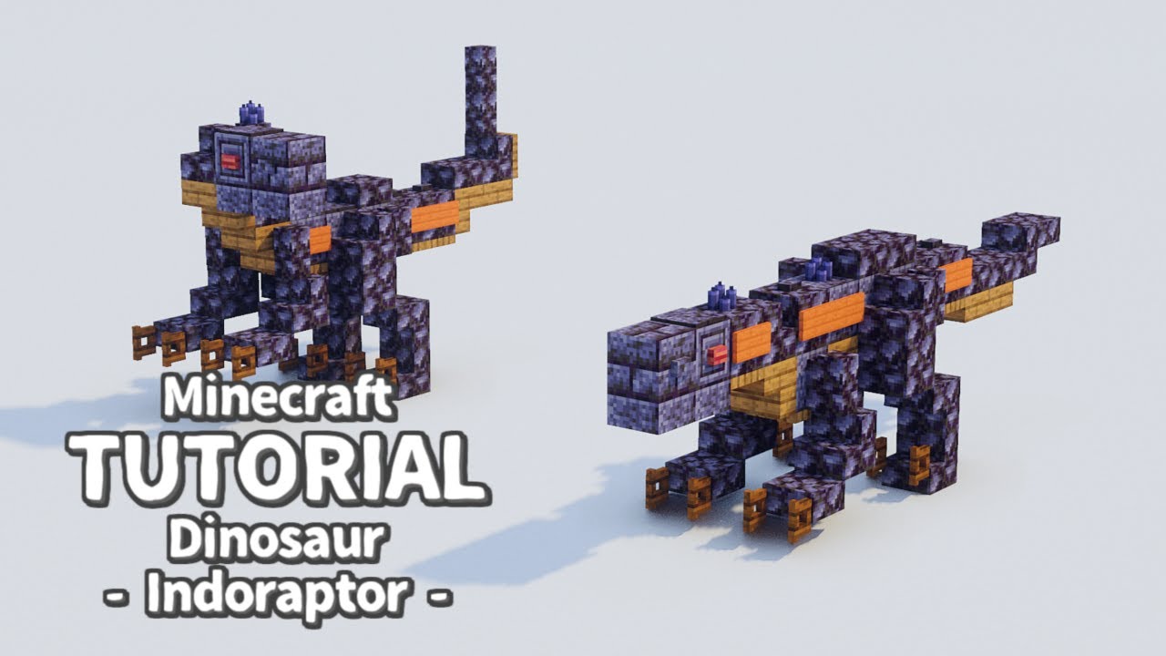 [Minecraft] - How to make Indoraptor! - [Tutorial] - Minecraft Builders