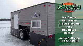 Artie&#39;s Bait and Tackle Ice House Rentals on Big Stone Lake