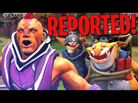 Techies 100% Got Reported By Anti Mage - DotA 2 | Powered by AMD