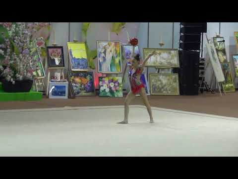 Alina Adilkhanova  KAZ ball all around Baltic Hoop 2018