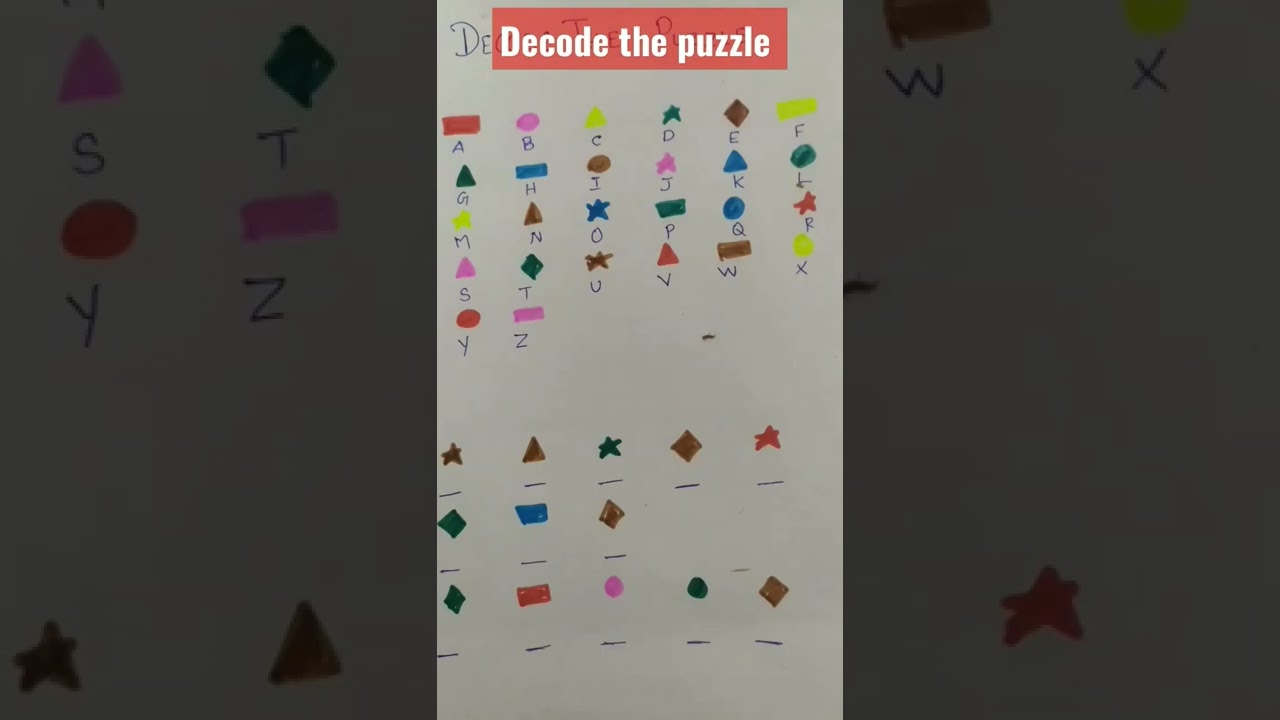 Decoding Worksheet for 4-7years kids #shorts #brainboostingactivity