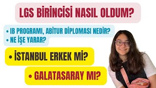 Lgs Birincisi: İstanbul Erkek Lisesi mi? Galatasaray Lisesi mi? Abitur